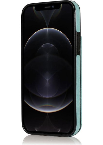 IPhone 12 Için Kart Tutucu Kılıf ile Cüzdan Pro Max Desen Çiçek Pu Flip (Yurt Dışından)
