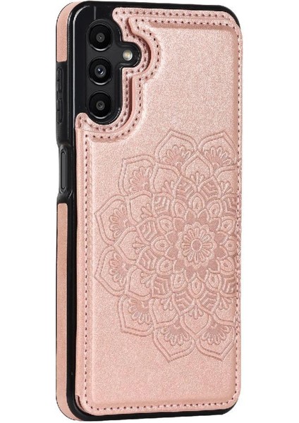 Samsung Galaxy A13 5g Çift Düğmeler Için Kart Tutucu Kılıf ile Cüzdan Çevirin (Yurt Dışından) indirimleri