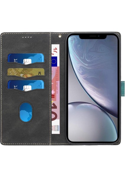 IPhone Xr Çizilmeye Dayanıklı Kickstand Manyetik Kapatma Için Cüzdan Kılıf (Yurt Dışından) indirimleri