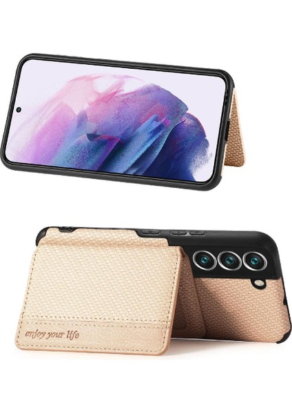 Samsung Galaxy S22 Artı Komple Kamera Güvenlik Manyetik Kart Rfıd Için Kılıf (Yurt Dışından)