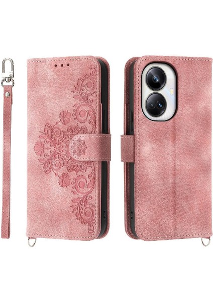 Realme 10 Pro Artı 5g Darbeye Dayanıklı Kabartmalı Bileklik Çoklu Için Flip Case (Yurt Dışından) modelleri