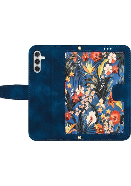 Samsung Galaxy A34 Kickstand Pu Deri Manyetik Kapatma Için Cüzdan Kılıf (Yurt Dışından)