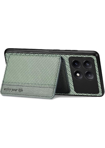 Xiaomi Poco X6 Pro Manyetik Kart Tutucu Komple Kamera Güvenliği Için Kılıf (Yurt Dışından)