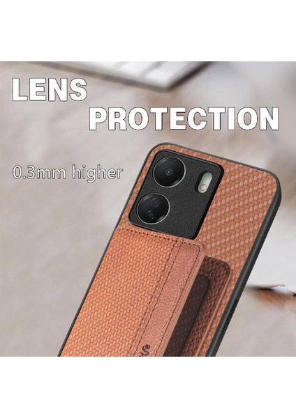 Xiaomi Redmi 13C Için Kılıf Standı Fonksiyonu Rfıd Engelleme Manyetik Kart (Yurt Dışından)
