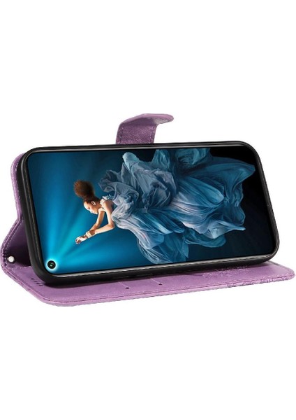 Kredi Kartı Yuvası ile Onur 20/20 Pro Yüksek Kalite Deri Için Flip Case (Yurt Dışından)