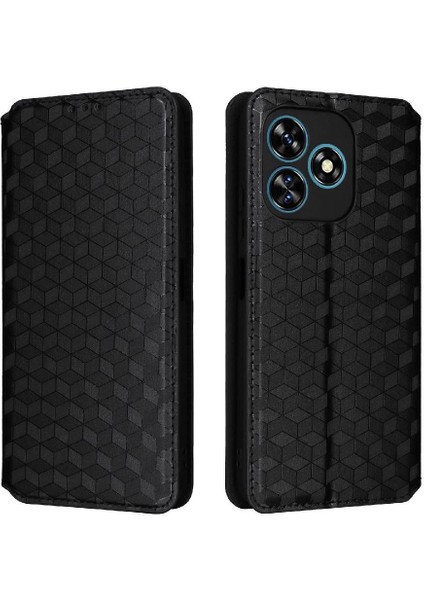 Oukitel C51 Cüzdan 3D Desen Manyetik Kapatma Pu Deri Için Flip Case (Yurt Dışından)
