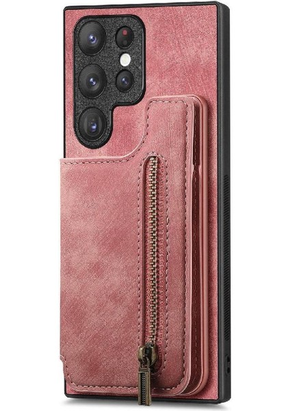 Samsung Galaxy S23 Ultra Standı Fonksiyonu Vintage Fermuar Cüzdan (Yurt Dışından) indirimleri