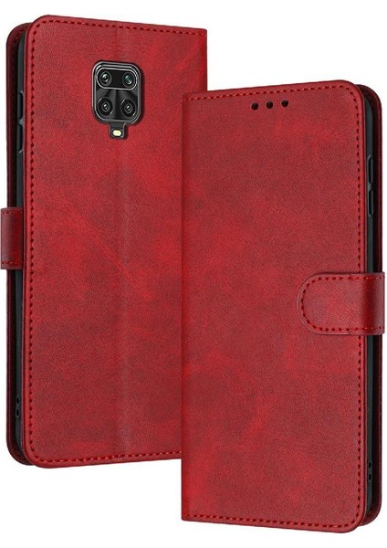Xiaomi Redmi Not 9 Için Flip Case Pro/pro Max Pu Deri Toka ile (Yurt Dışından)