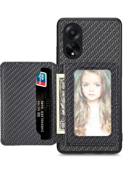 Oppo A98 Rfıd Engelleme Standı Fonksiyonu Için Kılıf Komple Kamera Güvenlik Kartı (Yurt Dışından)