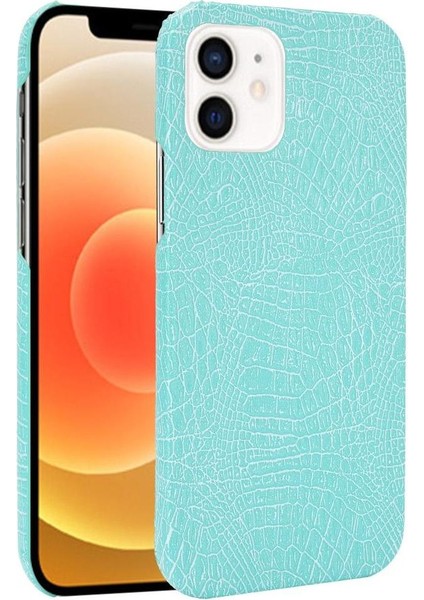 IPhone 12 Mini Uyumluluk Klasik Timsah Için Şık Klasik Kılıf (Yurt Dışından)