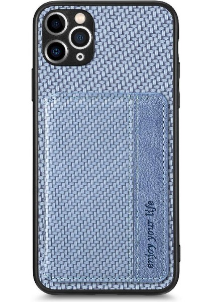IPhone 11 Için Kılıf Pro Max Manyetik Kart Tutucu Standı Fonksiyonu Rfıd Kamera (Yurt Dışından)