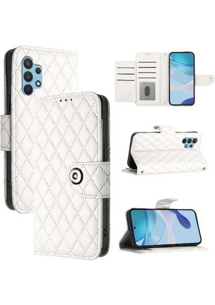 Samsung Galaxy A32 4g Cüzdan Kapak Kart Tutucu Bilek Şeridi Için Kılıf (Yurt Dışından) indirimleri