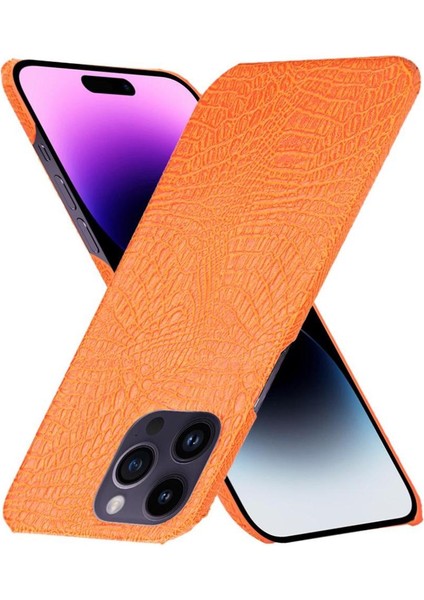 Şık Klasik Kılıf IPhone 14 Pro Max Klasik Timsah Moda Kapak (Yurt Dışından) fırsatları