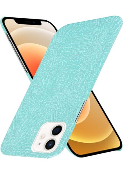 IPhone 12 Mini Uyumluluk Klasik Timsah Için Şık Klasik Kılıf (Yurt Dışından)