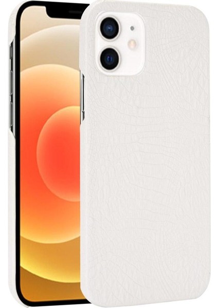 IPhone 12 Mini Uyumluluk Klasik Timsah Için Şık Klasik Kılıf (Yurt Dışından)
