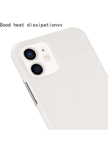 IPhone 12 Mini Uyumluluk Klasik Timsah Için Şık Klasik Kılıf (Yurt Dışından)
