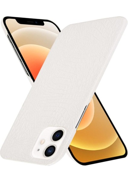IPhone 12 Mini Uyumluluk Klasik Timsah Için Şık Klasik Kılıf (Yurt Dışından)
