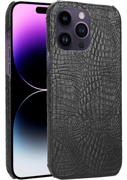 Şık Klasik Kılıf IPhone 14 Pro Max Klasik Timsah Moda Kapak (Yurt Dışından)