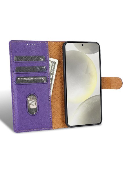 Samsung Galaxy A04 Çift Katmanlı Koruma Için Flip Case Yan Cep Anti (Yurt Dışından)
