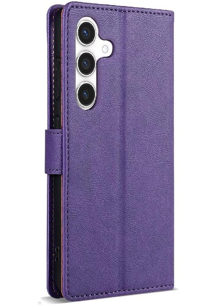 Samsung Galaxy A04 Çift Katmanlı Koruma Için Flip Case Yan Cep Anti (Yurt Dışından)