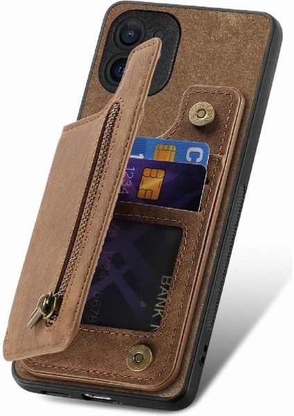 IPhone 11 Için Kılıf Vintage Fermuar Cüzdan Standı Fonksiyonu Katlanabilir Arka Kapak (Yurt Dışından) modelleri