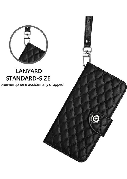 Motorola Kenar 50 Pro Cüzdan Kapak Için Kılıf Bilek Şerit Kart Tutucu Şık (Yurt Dışından)