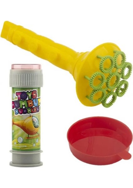 4 Parça Oral Motor Köpük Likiti + Baloncuk Üfleme Oyuncak