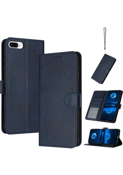 IPhone 6 Için Flip Case Artı/6s Artı Toka Pu Deri Saf Renk ile (Yurt Dışından)