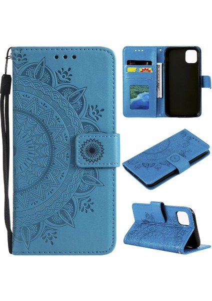 Xiaomi Redmi 13 4g Totem Kabartma Pu Deri Kickstand Için Flip Case (Yurt Dışından)