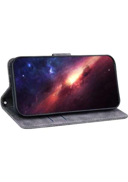 Xiaomi Redmi Için Flip Case 13 4g Kickstand Özelliği Premium Pu Deri Flip Case (Yurt Dışından)