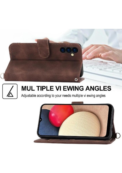 Samsung Galaxy M14 5g Bileklik Darbeye Kabartmalı Çoklu Için Flip Case (Yurt Dışından) modelleri