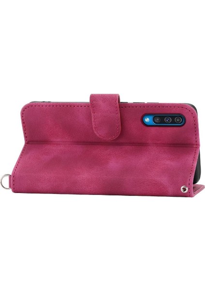 Samsung Galaxy A50 Çoklu Kredi Kartı Yuvaları Kabartmalı Için Flip Case (Yurt Dışından) fırsatları