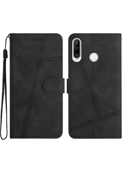 Huawei Y6P Kart Yuvaları Tutucu Manyetik Tam Koruma Flip Case (Yurt Dışından)