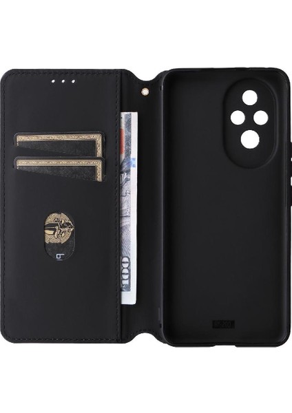 Onur Için Flip Case 200 5g Kart Yuvaları Tutucu Cüzdan Pu Deri 3D (Yurt Dışından) modelleri