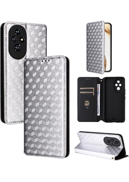 Onur Için Flip Case 200 5g Kart Yuvaları Tutucu Cüzdan Pu Deri 3D (Yurt Dışından)