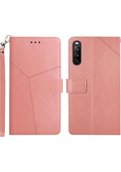 Sony Xperia 10 Vı Için Flip Case Deri Cüzdan Kapak Çevirin Kitap Katlanır Tpu (Yurt Dışından)