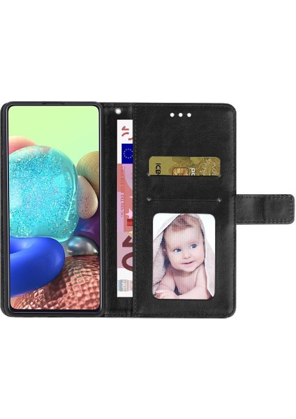Realme C65 4g Flip Kapak Kitap Katlanır Kickstand Için Flip Case-Dayanıklı Tpu (Yurt Dışından)