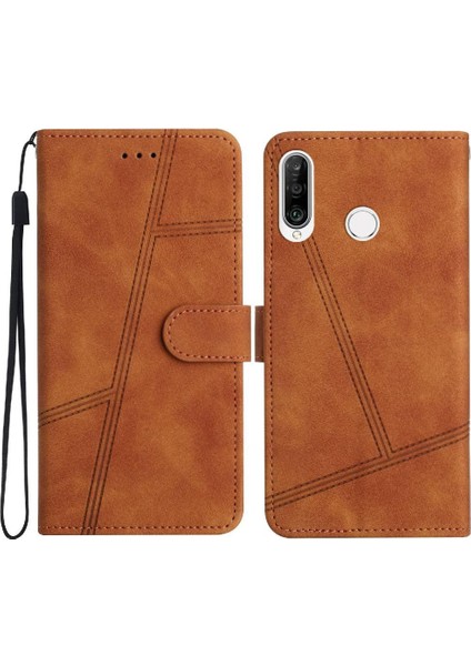 Huawei Y6P Kart Yuvaları Tutucu Manyetik Tam Koruma Flip Case (Yurt Dışından)