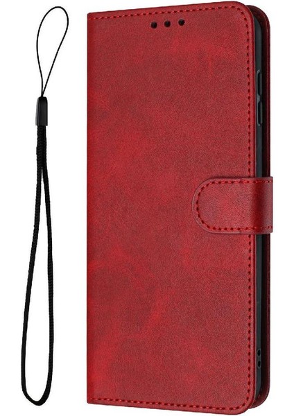 Manyi Mall Oneplus Nord Ce3 Lite Saf Renk Kickstand Pu Deri Için Flip Case (Yurt Dışından)