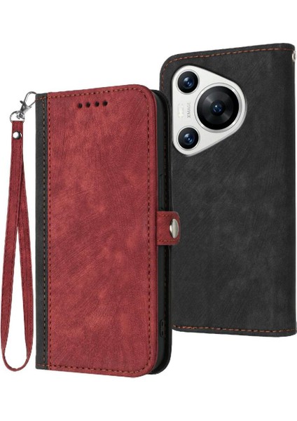 Huawei Pura 70 Için Kickstand Koruyucu Cüzdan Flip Folio Kitap Pu (Yurt Dışından)