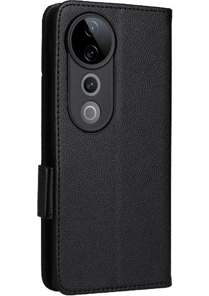 Vivo S19 Pro 5g Için Flip Case Cüzdan Kart Yuvaları Tutucu Yan Toka Pu (Yurt Dışından)