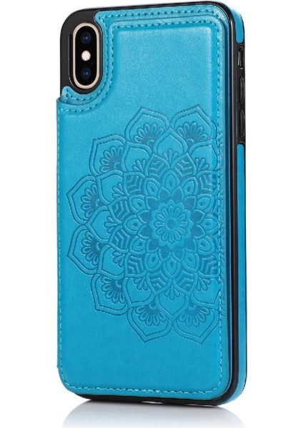 IPhone X/xs Için Kart Tutucu Kılıf ile Cüzdan Pu Deri Çevirme Darbeye (Yurt Dışından)