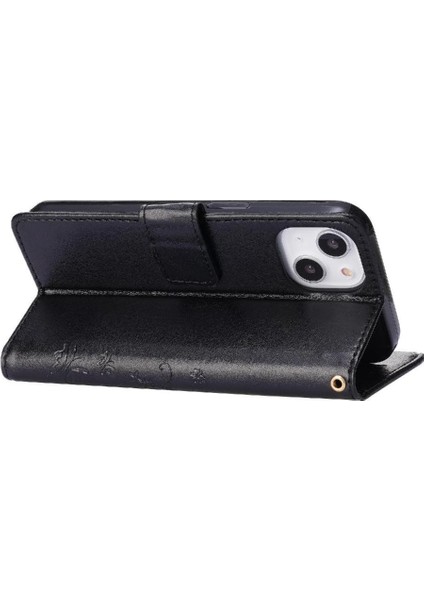 IPhone 13 Için Filp Durumda Bilek Kayışı Kart Tutucu Pu Deri Kickstand (Yurt Dışından) fırsatları