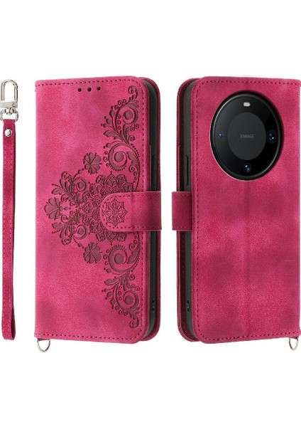 Huawei Mate 60 Pro Için Flip Case Kabartmalı Darbeye Çoklu Kredi Kartı (Yurt Dışından) fırsatları