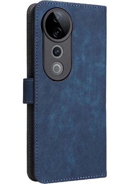 Vivo S19 Pro 5g Flip Folio Cüzdan Manyetik Kapatma Rfıd Engelleme Için Kılıf (Yurt Dışından)