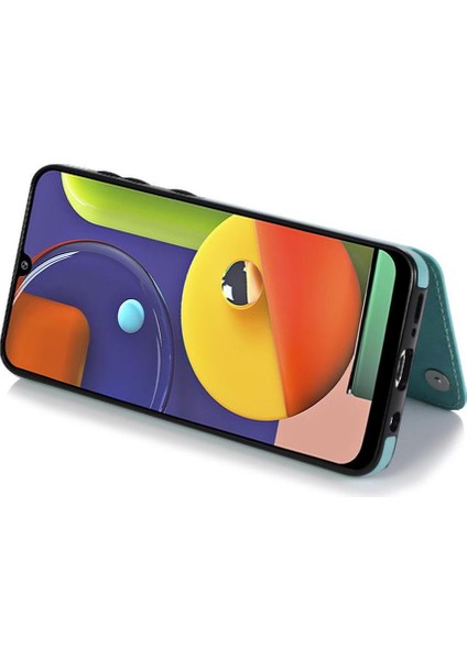 Samsung Galaxy A70 Flip Darbeye Çiçek Için Kart Tutucu Kılıf ile Cüzdan (Yurt Dışından)