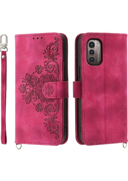 Nokia G21 Çoklu Kredi Kartı Yuvaları Için Flip Case Darbeye Bileklik (Yurt Dışından) modelleri