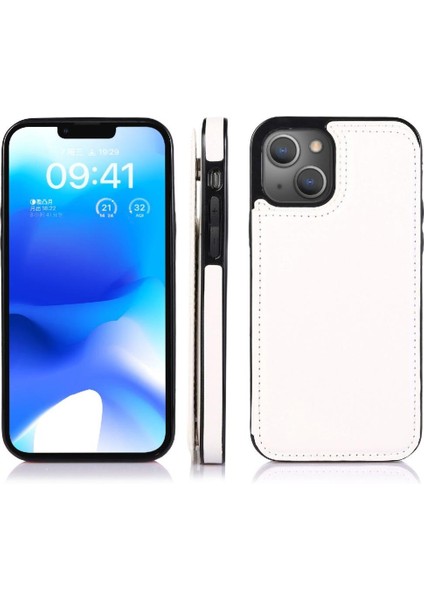 Kart Tutucu ile IPhone 14 Için Cüzdan Durumda Pu Deri Kart Yuvaları Kickstand (Yurt Dışından) indirimleri