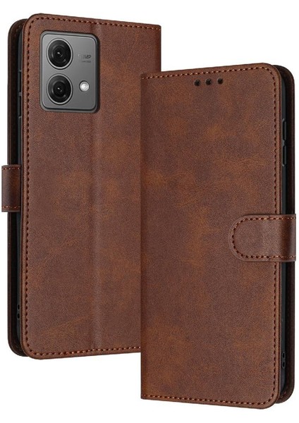 Motorola Moto G84 5g Kickstand ile Toka Pu Deri ile Flip Case (Yurt Dışından)