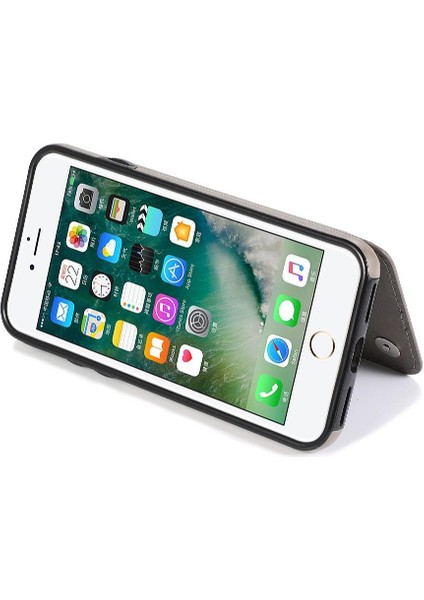 IPhone 6/6s Pu Deri Çift Düğmeler Için Kart Tutucu Kılıf ile Cüzdan (Yurt Dışından) fiyatları